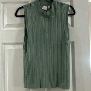 Sea foam/ sage green knit sleeveless top